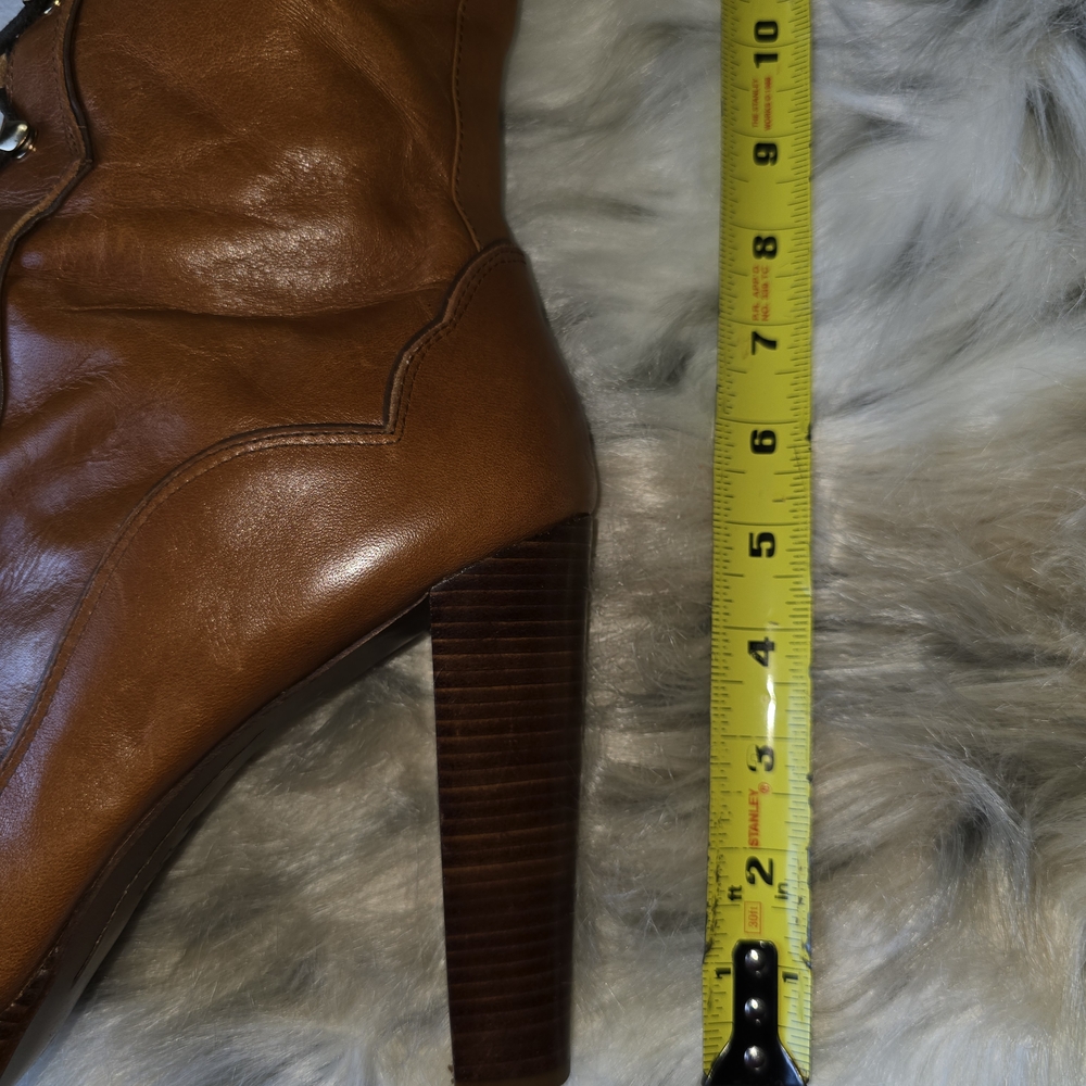 Michael Kors MICHAEL Roslyn 5 Inch Heel Lace Up Boots - Picture 11 of 13